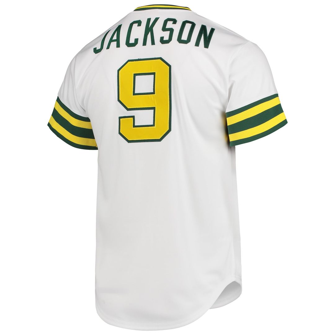 Athletics Mitchell & Ness White Authentic Baseball Jersey