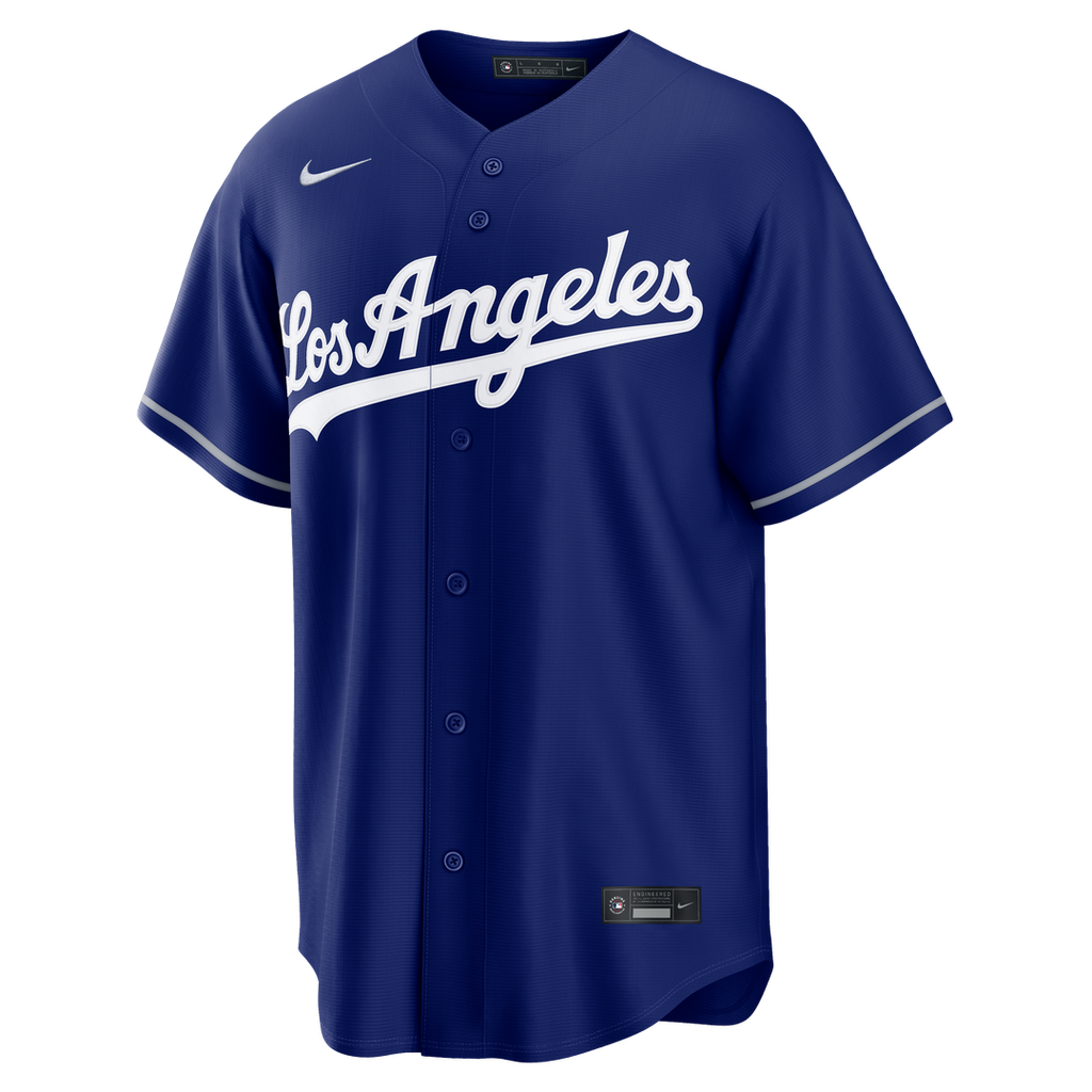 Los Angeles Dodgers Nike Gray Replica Baseball Jersey