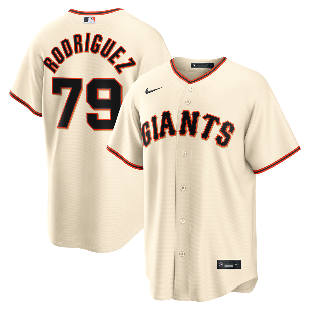 San Francisco Giants Nike Cream Replica MLB baseball jersey