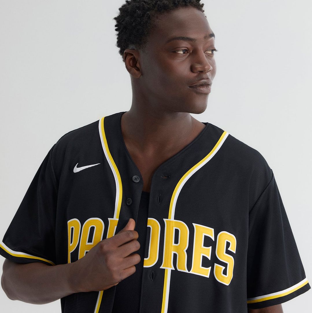San Diego Padres Nike Black Replica Baseball Jersey