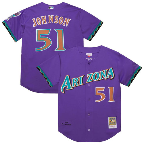 Arizona Diamondbacks Mitchell & Ness Purple Authentic MLB baseball jersey
