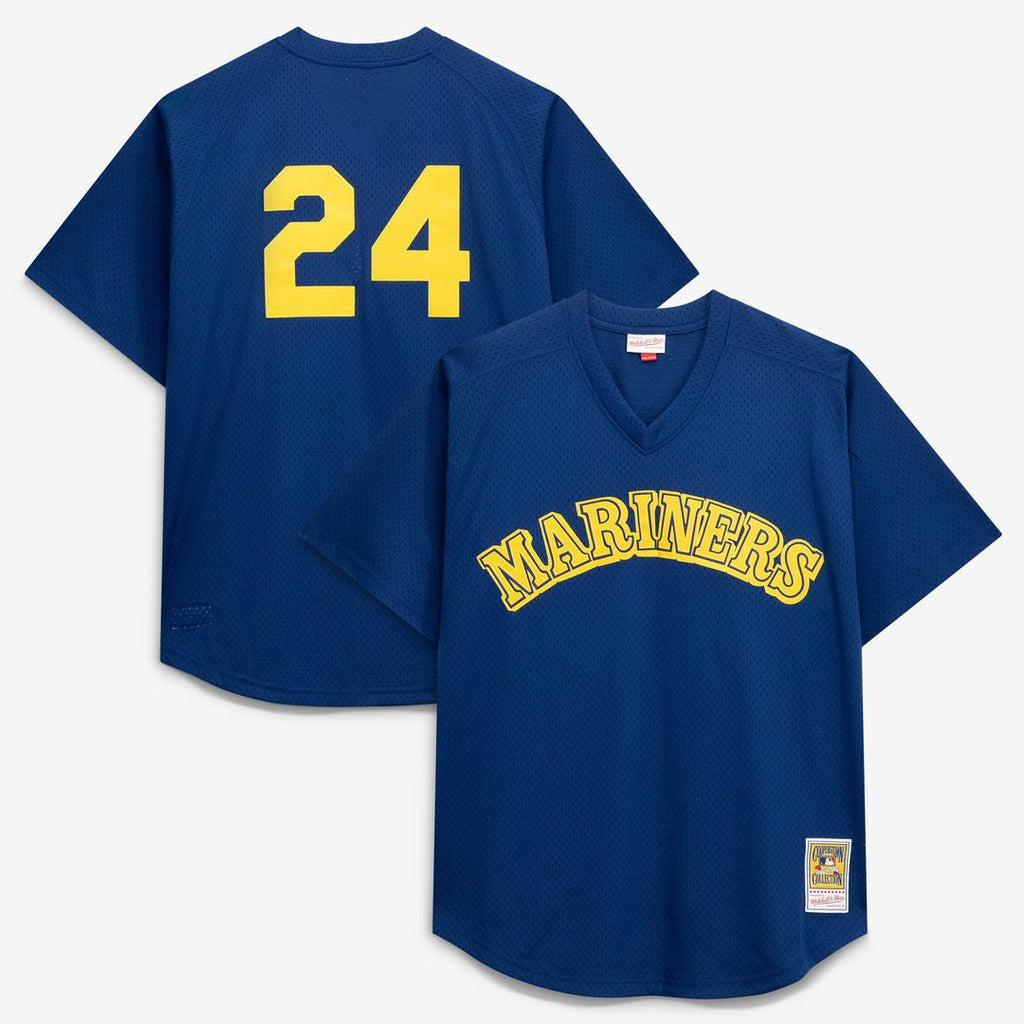 Seattle Mariners Mitchell & Ness Royal Authentic Baseball Jersey