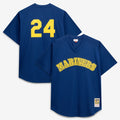 Seattle Mariners Mitchell & Ness Royal Authentic Baseball Jersey