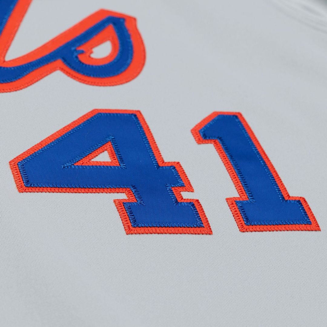 New York Mets Mitchell & Ness Gray Authentic Baseball Jersey