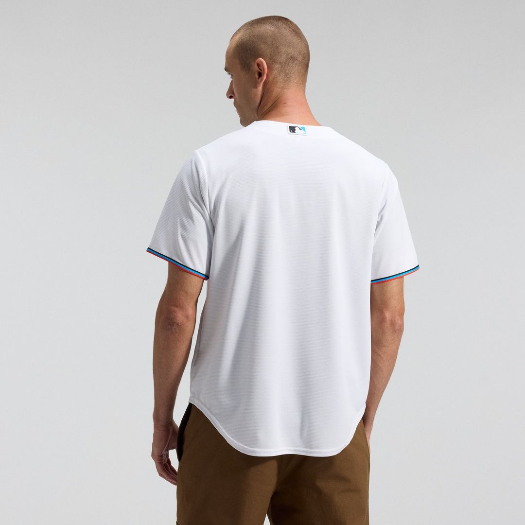 Miami Marlins Nike White Replica Baseball Jersey
