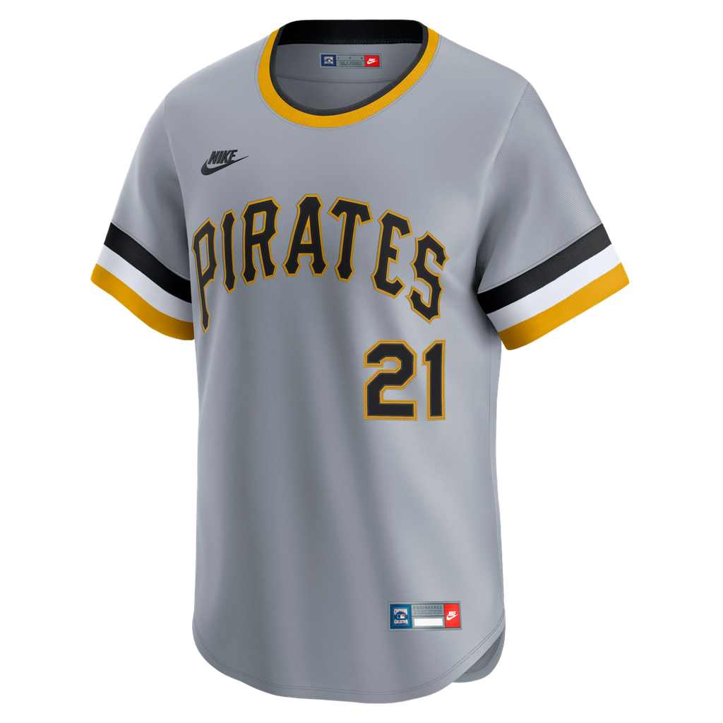 Pittsburgh Pirates Nike Gray Baseball Jersey