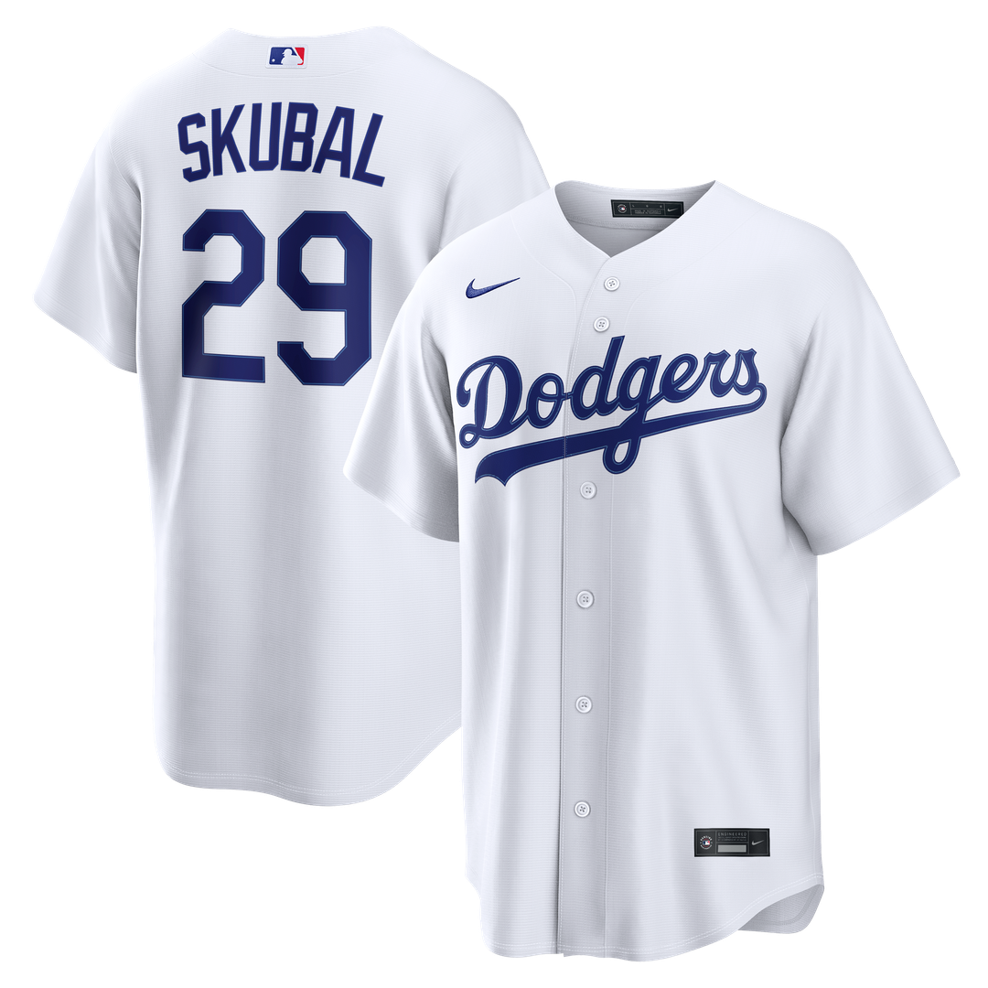 Los Angeles Dodgers Nike White Replica MLB baseball jersey