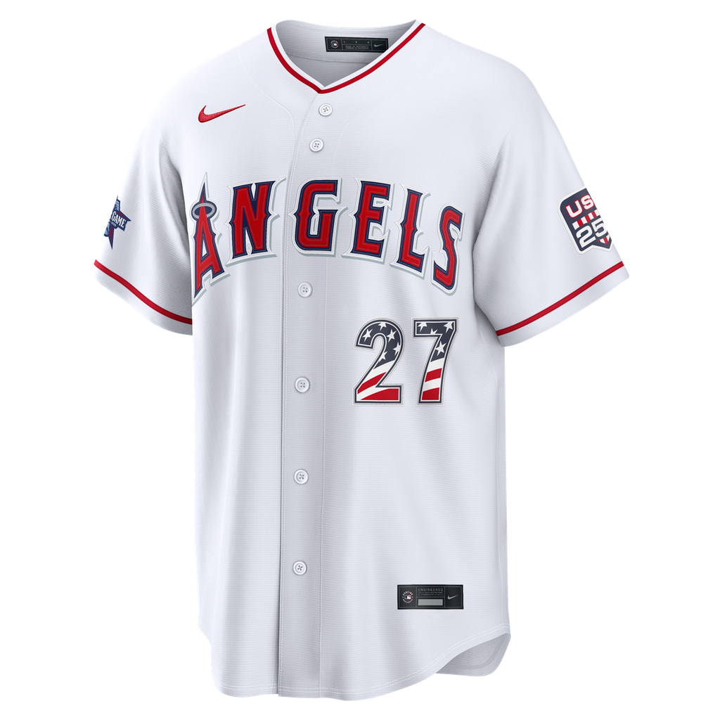Los Angeles Angels Nike White Baseball Jersey
