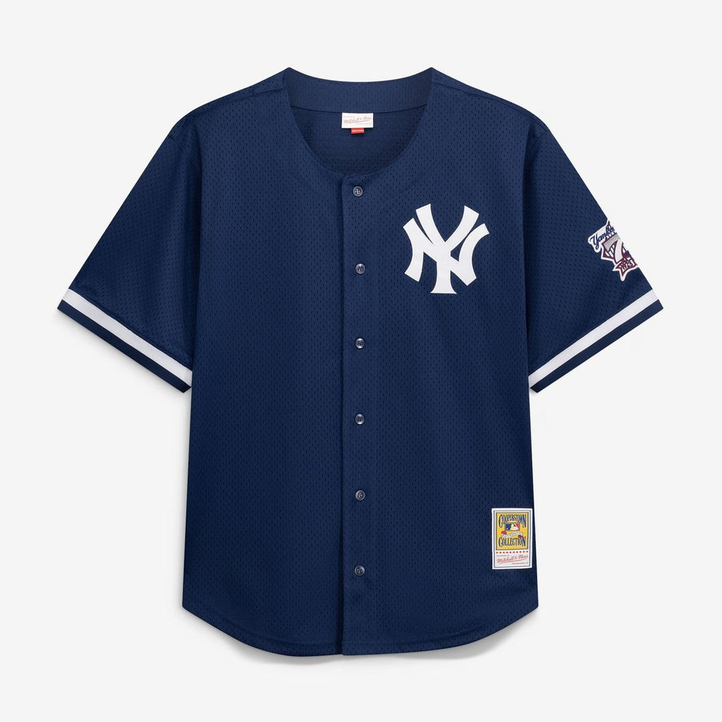 New York Yankees Mitchell & Ness Navy Baseball Jersey
