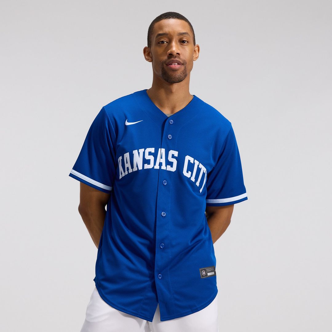 Kansas City Royals Nike Royal Replica MLB baseball jersey