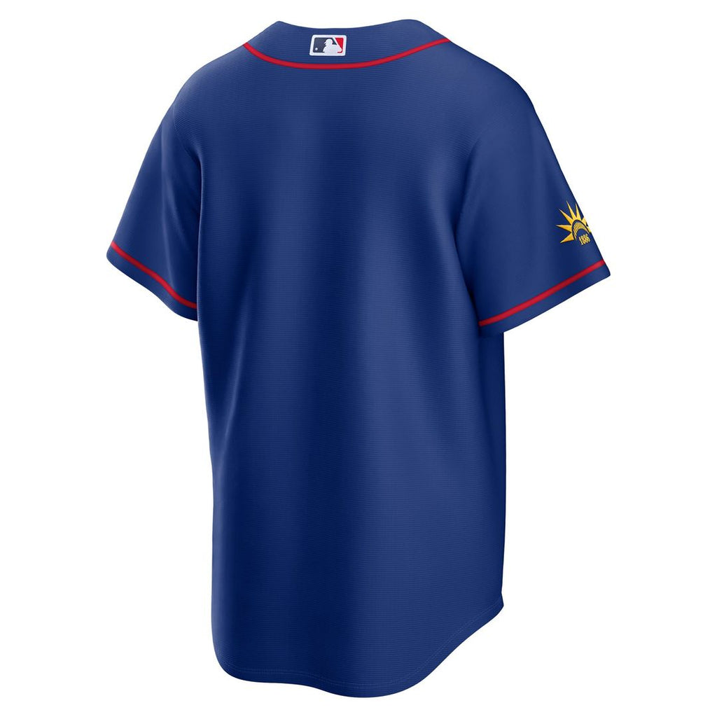 France National Team Nike Blue Replica Baseball Jersey