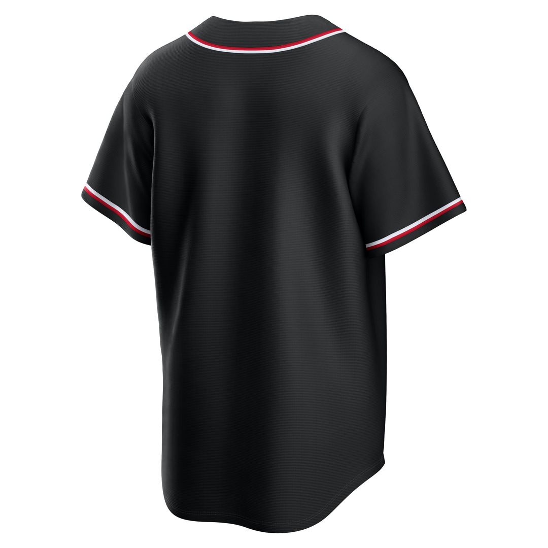 Cleveland Guardians Nike Black Replica Baseball Jersey