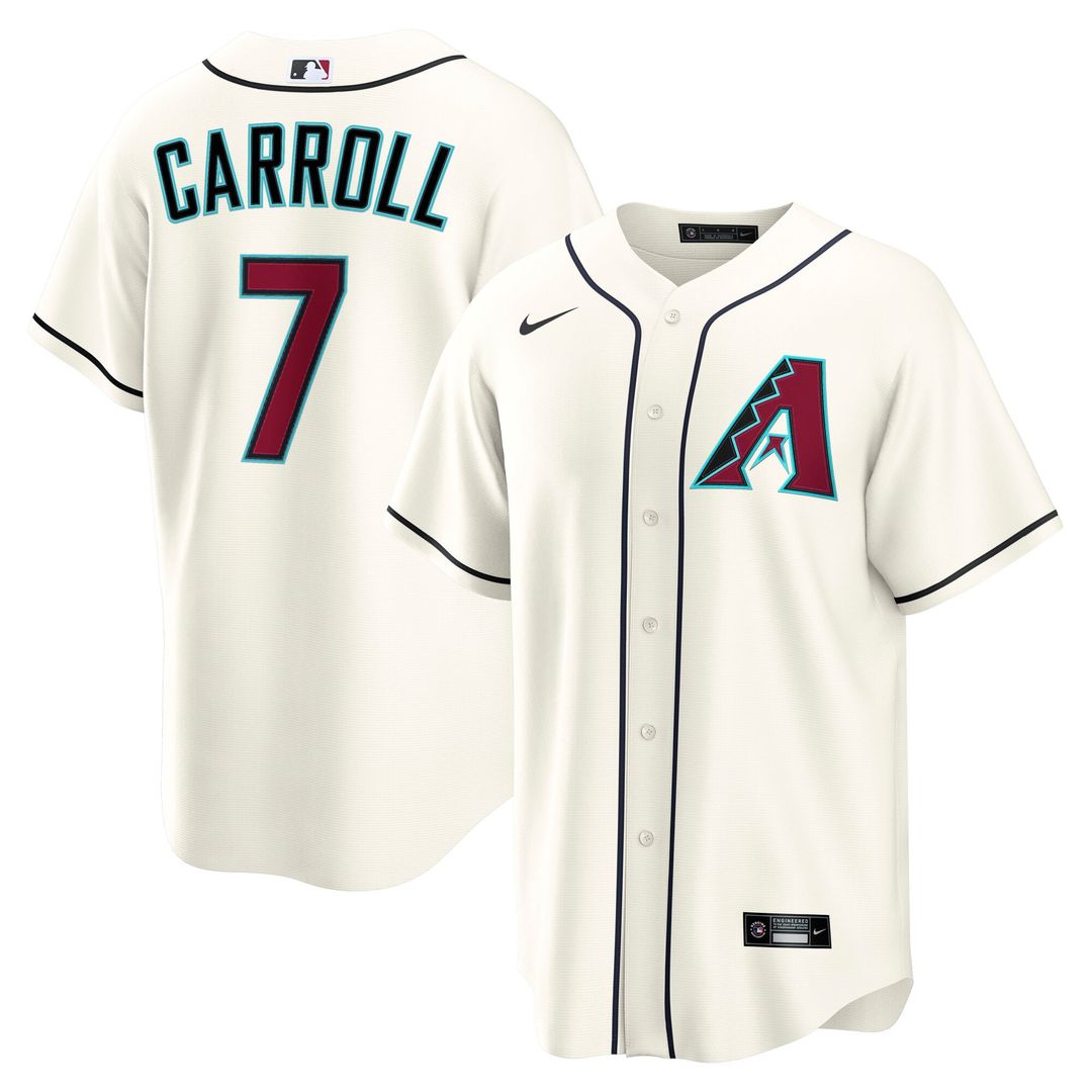 Arizona Diamondbacks Nike Cream Replica MLB baseball jersey