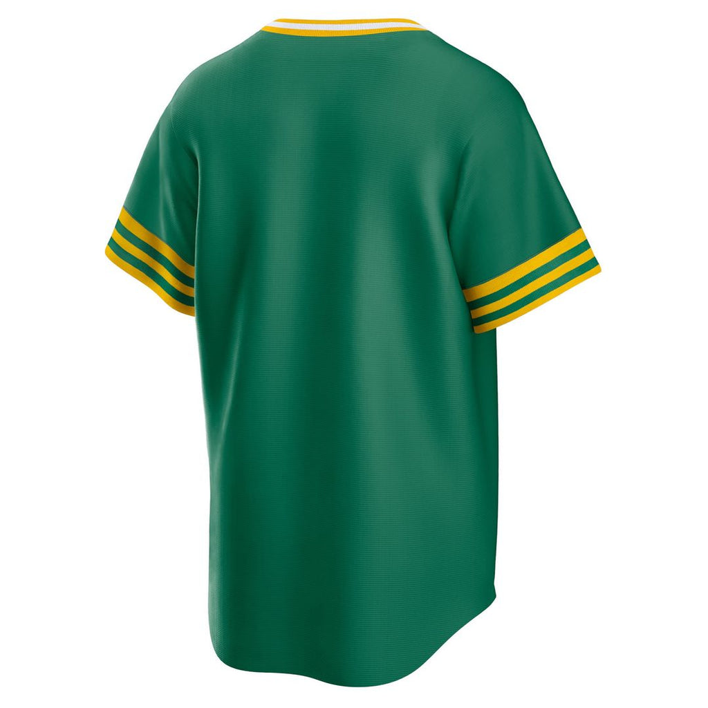 Athletics Nike Green Replica Baseball Jersey