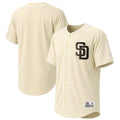 San Diego Padres Stitches Cream Authentic MLB baseball jersey