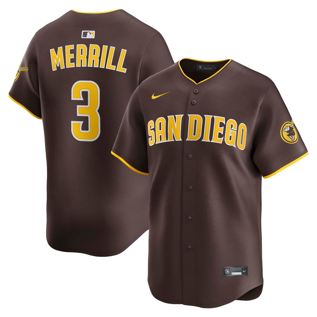 San Diego Padres Nike Brown Authentic Baseball Jersey