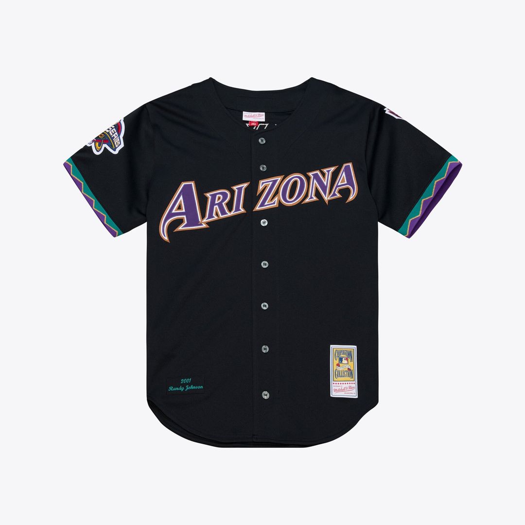 Arizona Diamondbacks Mitchell & Ness Black Authentic MLB baseball jersey