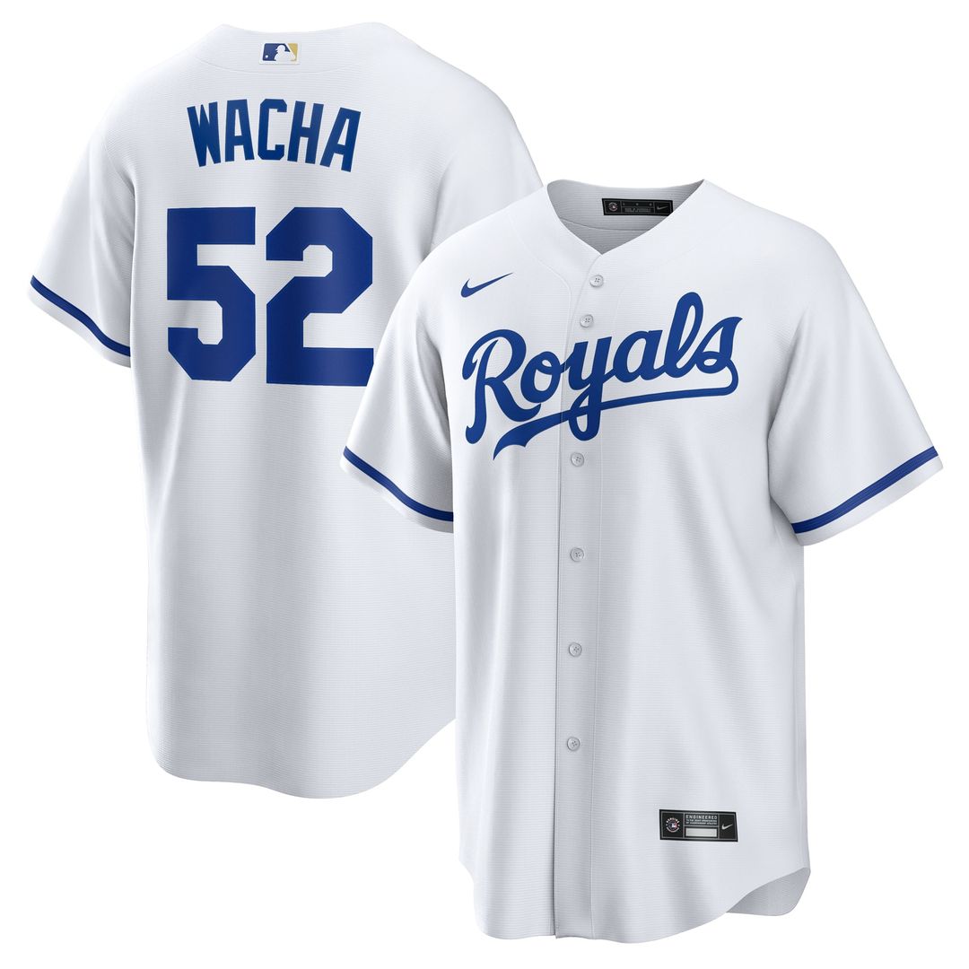 Kansas City Royals Nike White Replica MLB baseball jersey