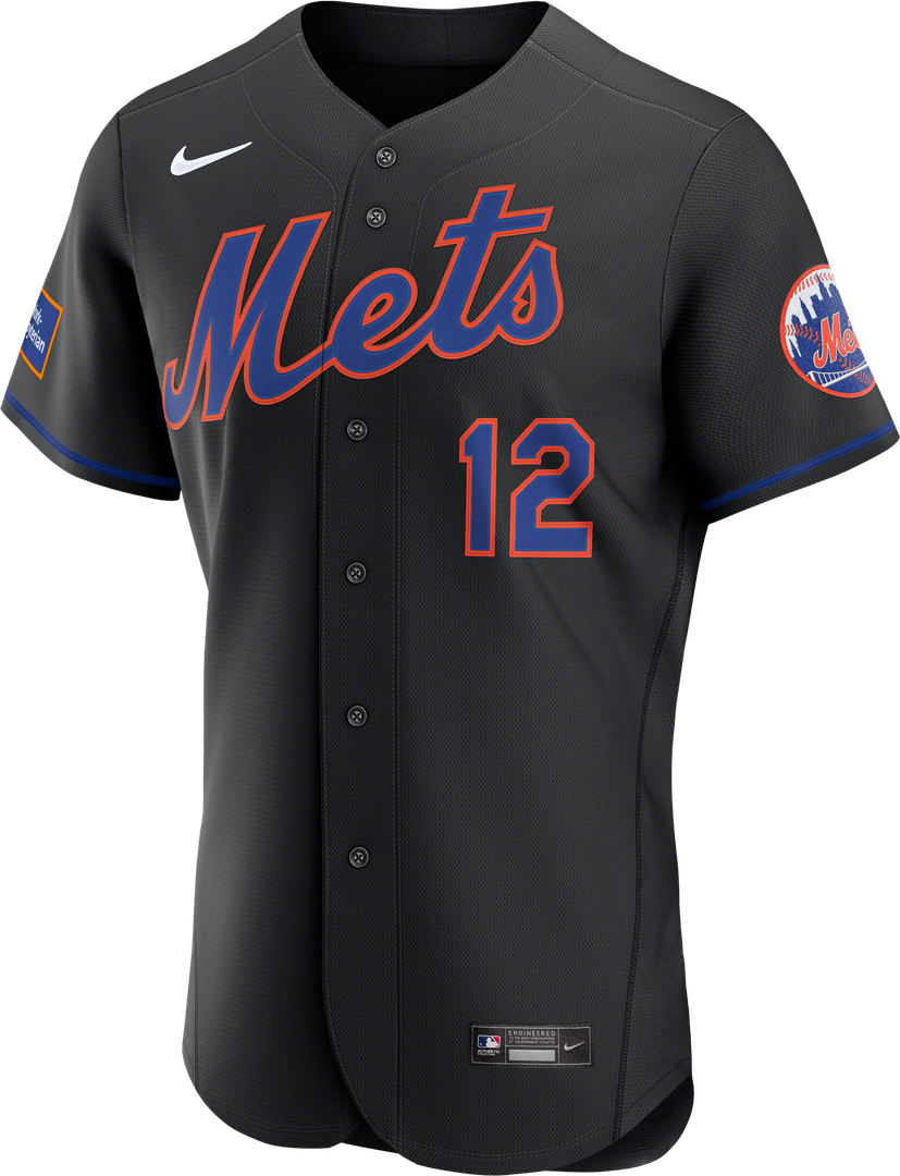 New York Mets Nike Black Authentic Baseball Jersey