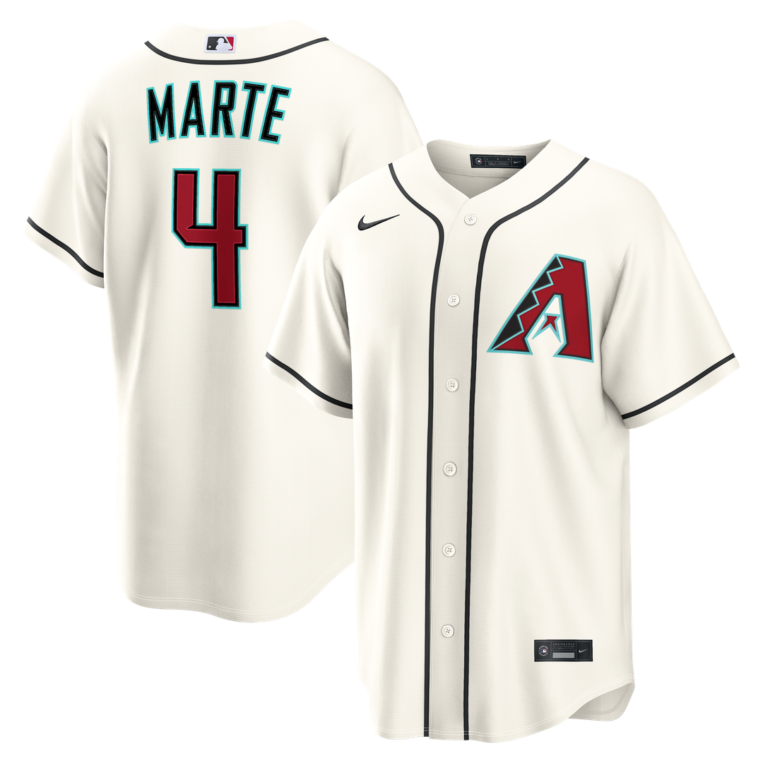 Arizona Diamondbacks Nike Cream Replica MLB baseball jersey