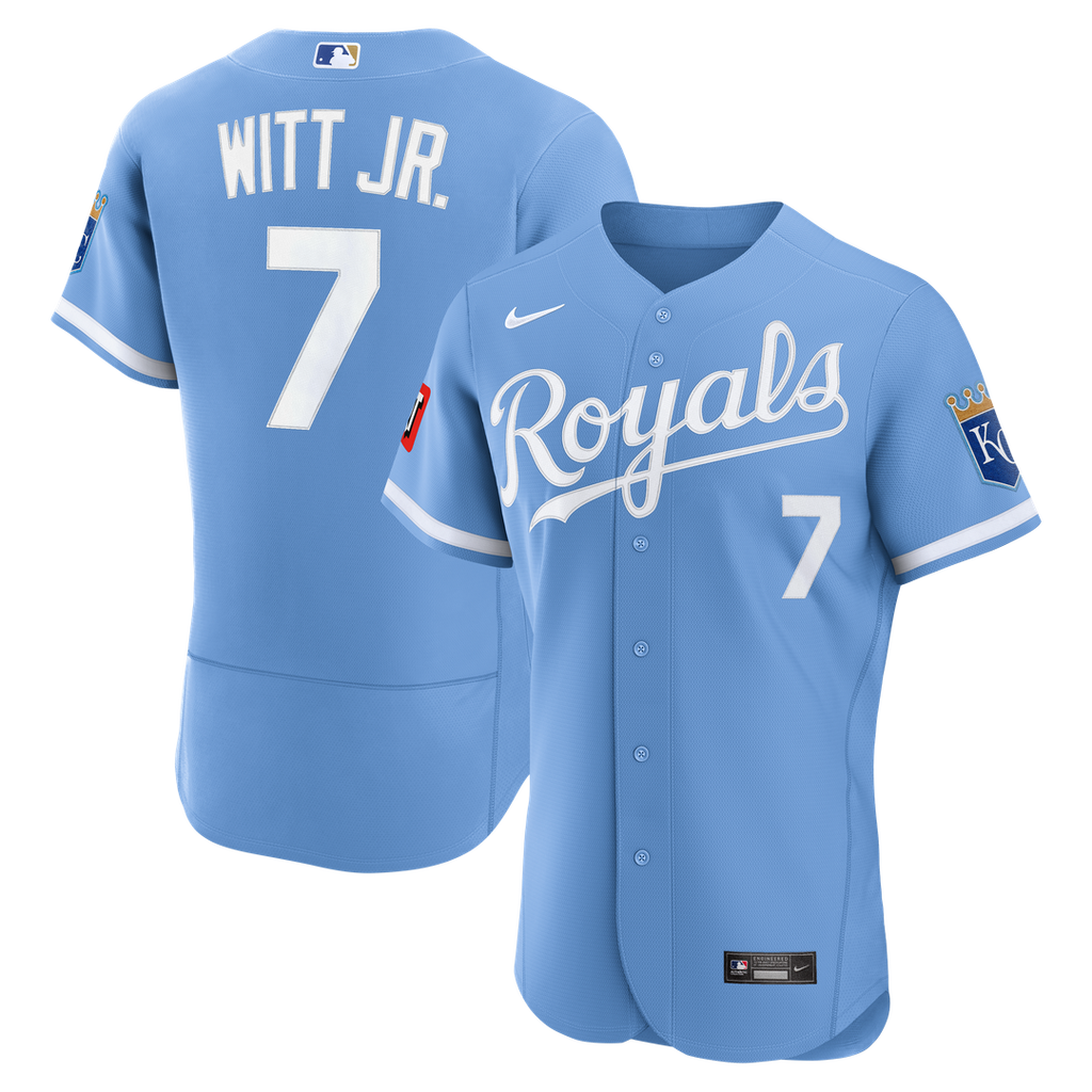 Kansas City Royals Nike Blue Authentic MLB baseball jersey