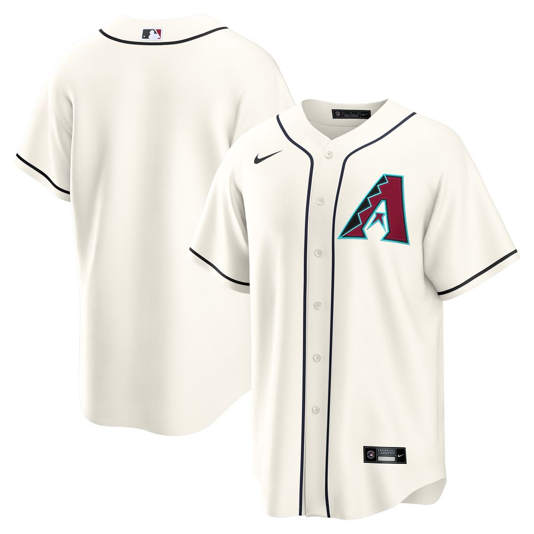 Arizona Diamondbacks Nike Cream Replica MLB baseball jersey