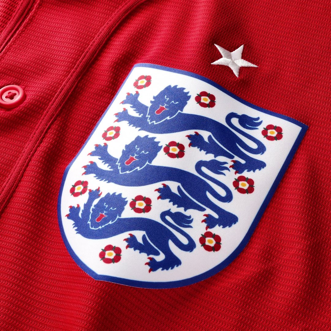 England National Team Nike Red Replica Baseball Jersey