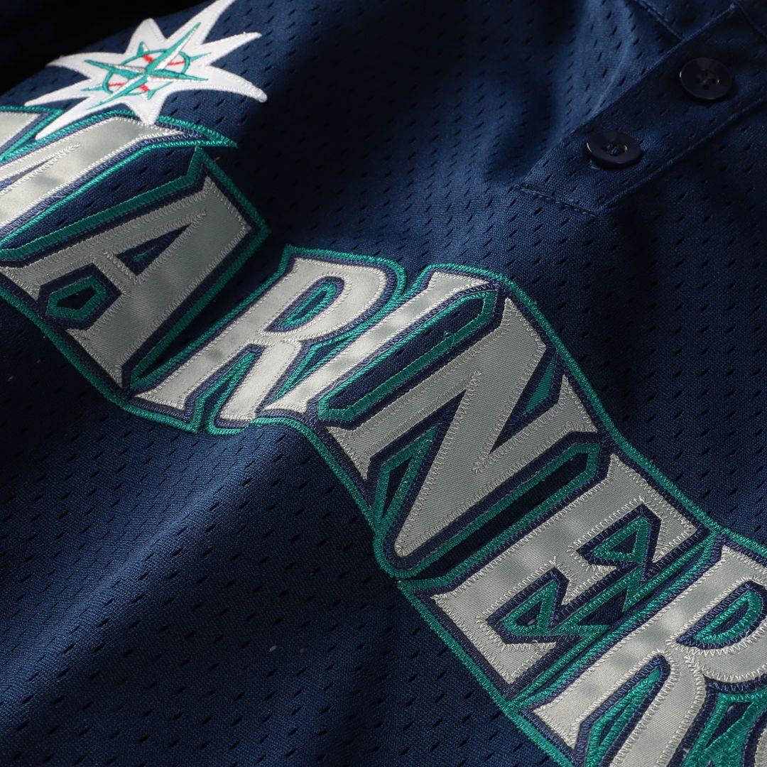 Seattle Mariners Mitchell & Ness Royal Authentic Baseball Jersey