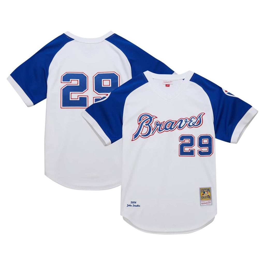 Atlanta Braves Mitchell & Ness White Authentic MLB baseball jersey