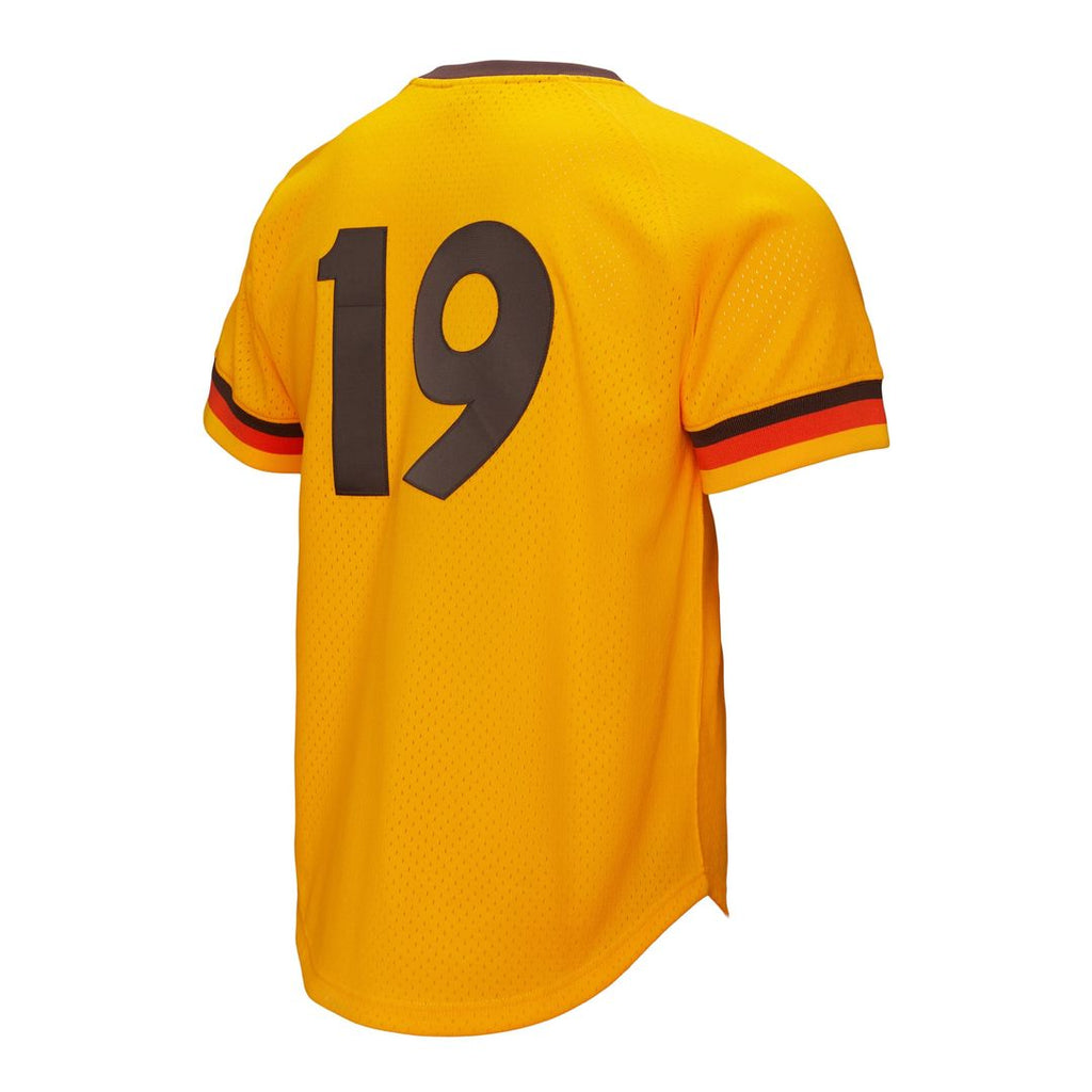 San Diego Padres Mitchell & Ness Gold Baseball Jersey