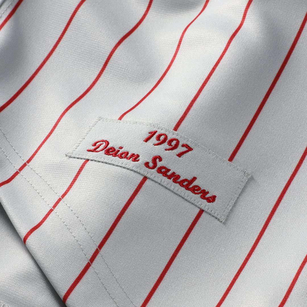 Cincinnati Reds Mitchell & Ness Gray Authentic Baseball Jersey