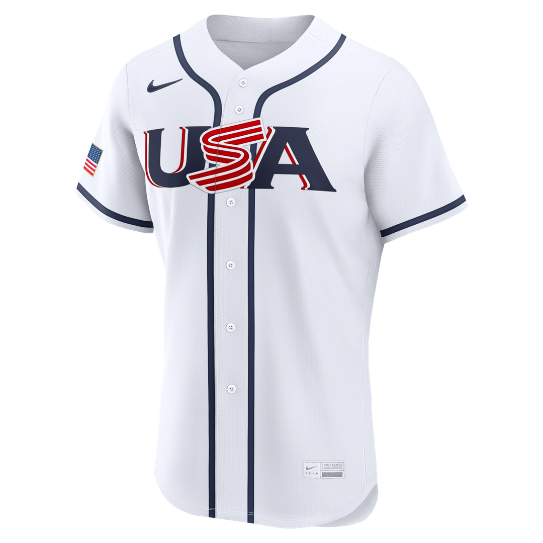 USA Baseball Nike White Authentic Baseball Jersey