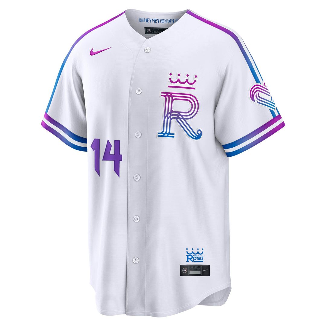 Kansas City Royals Nike White Baseball Jersey