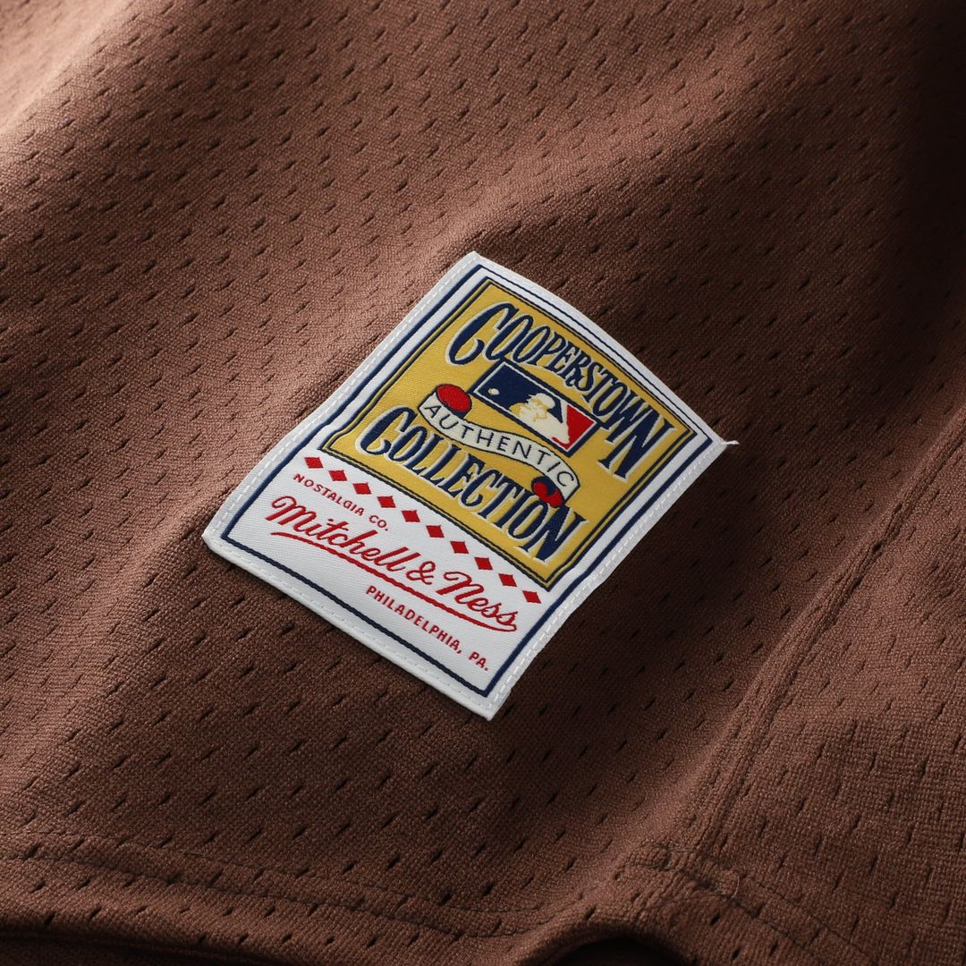 San Diego Padres Mitchell & Ness Brown Authentic Baseball Jersey