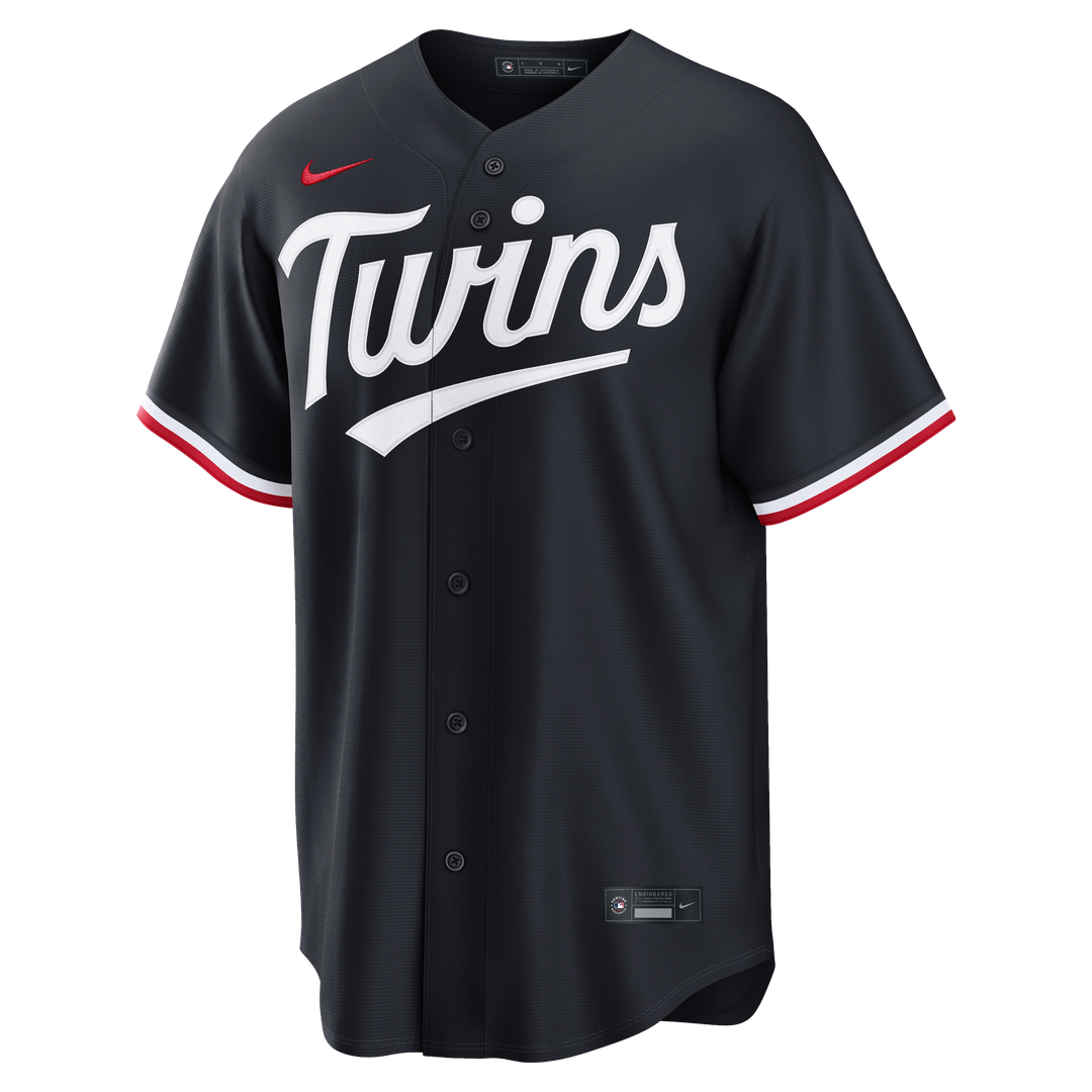 Minnesota Twins Nike Navy Replica Baseball Jersey