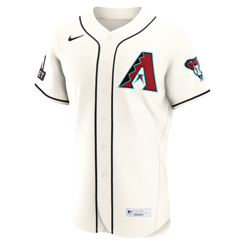 Arizona Diamondbacks Nike Cream Authentic Baseball Jersey