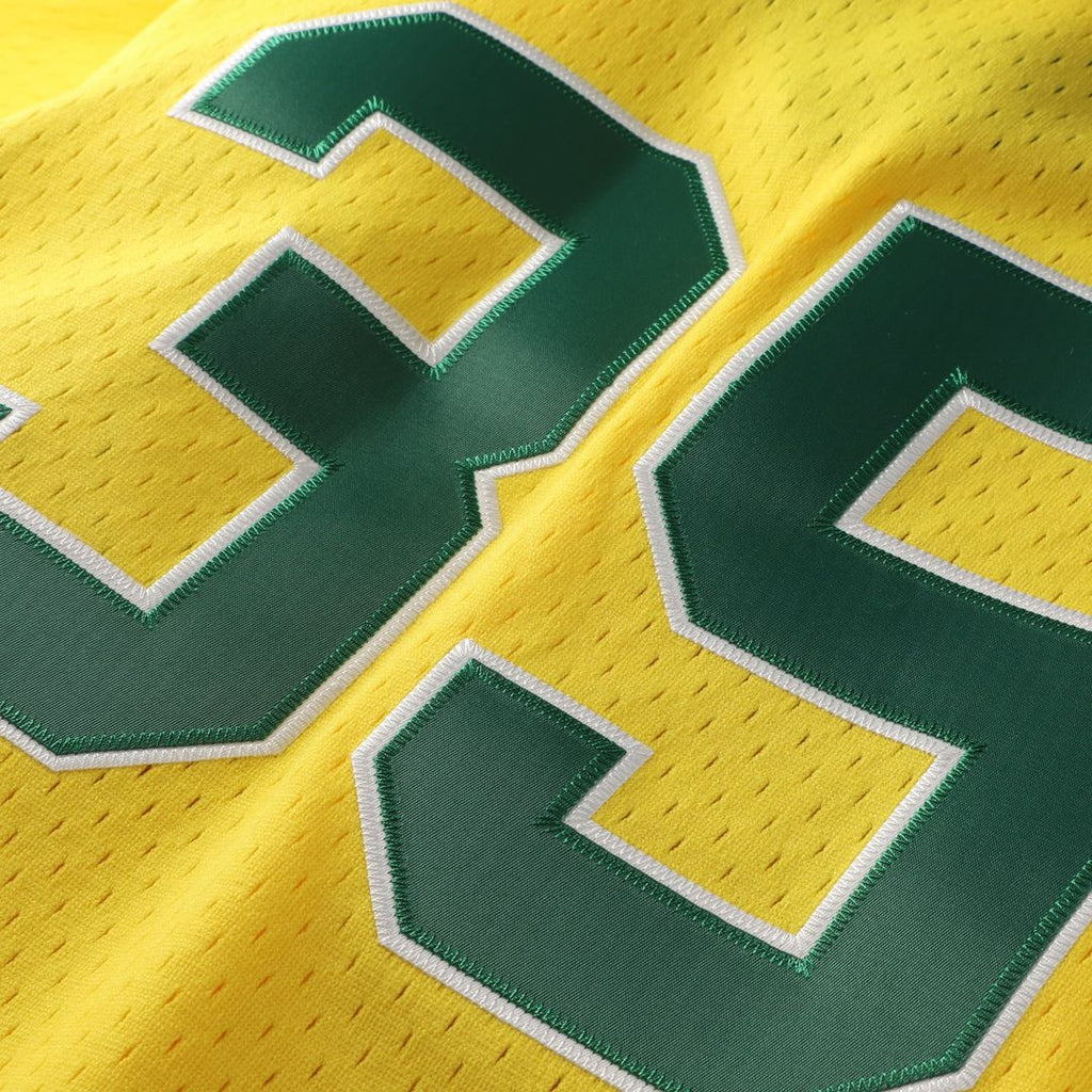 Athletics Mitchell & Ness Yellow Authentic Baseball Jersey