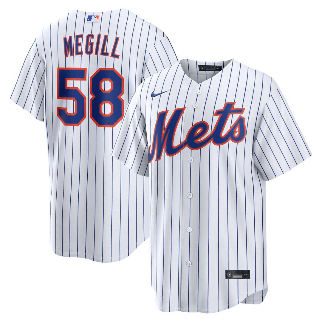 New York Mets Nike White Replica MLB baseball jersey
