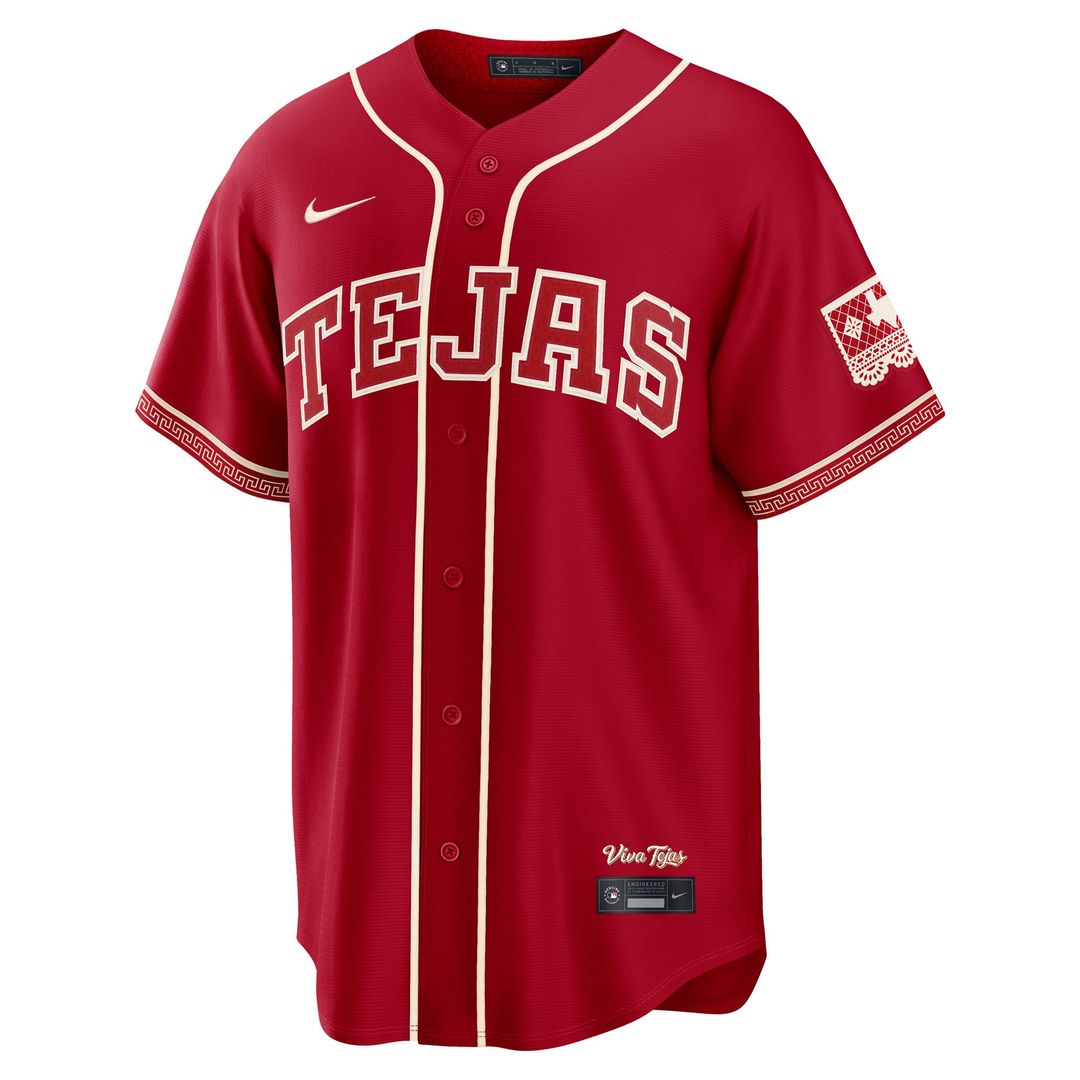 Texas Rangers Nike Red Baseball Jersey