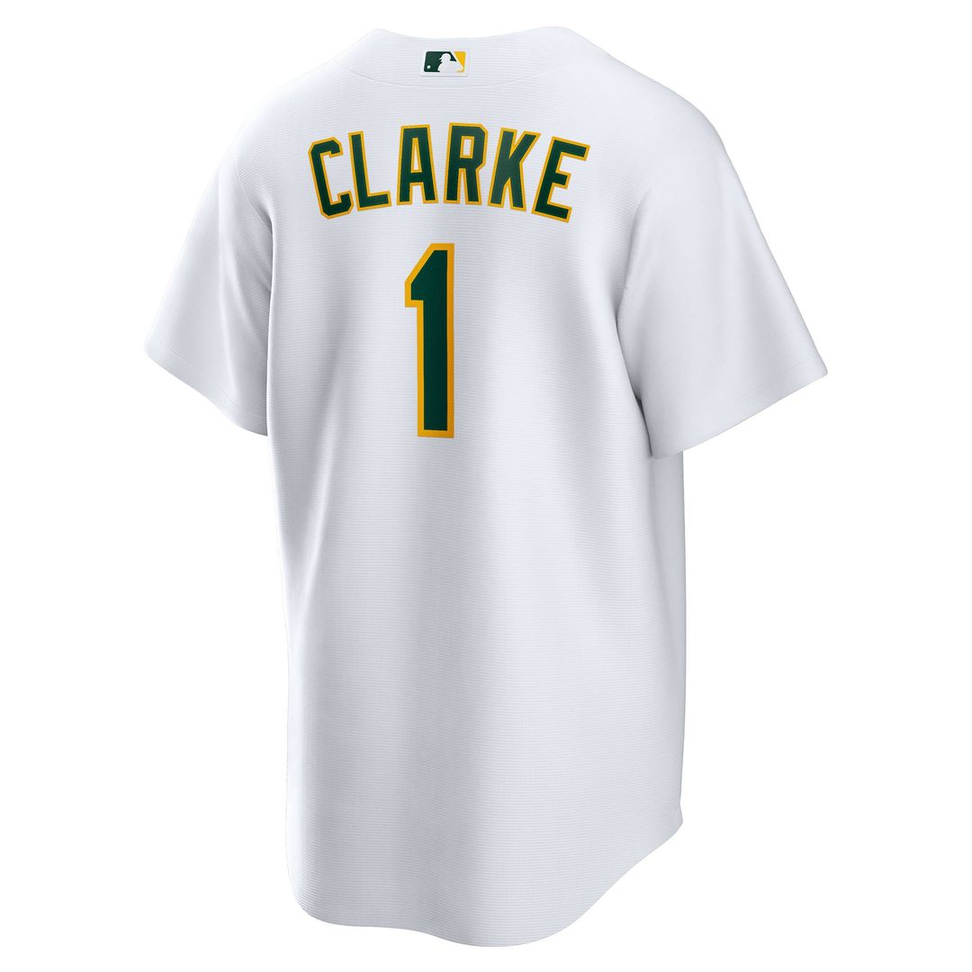 Athletics Nike White Replica Baseball Jersey