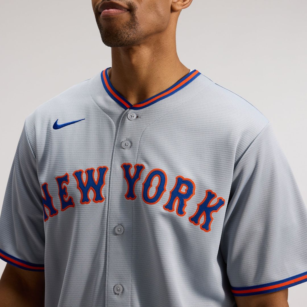 New York Mets Nike Gray Replica Baseball Jersey