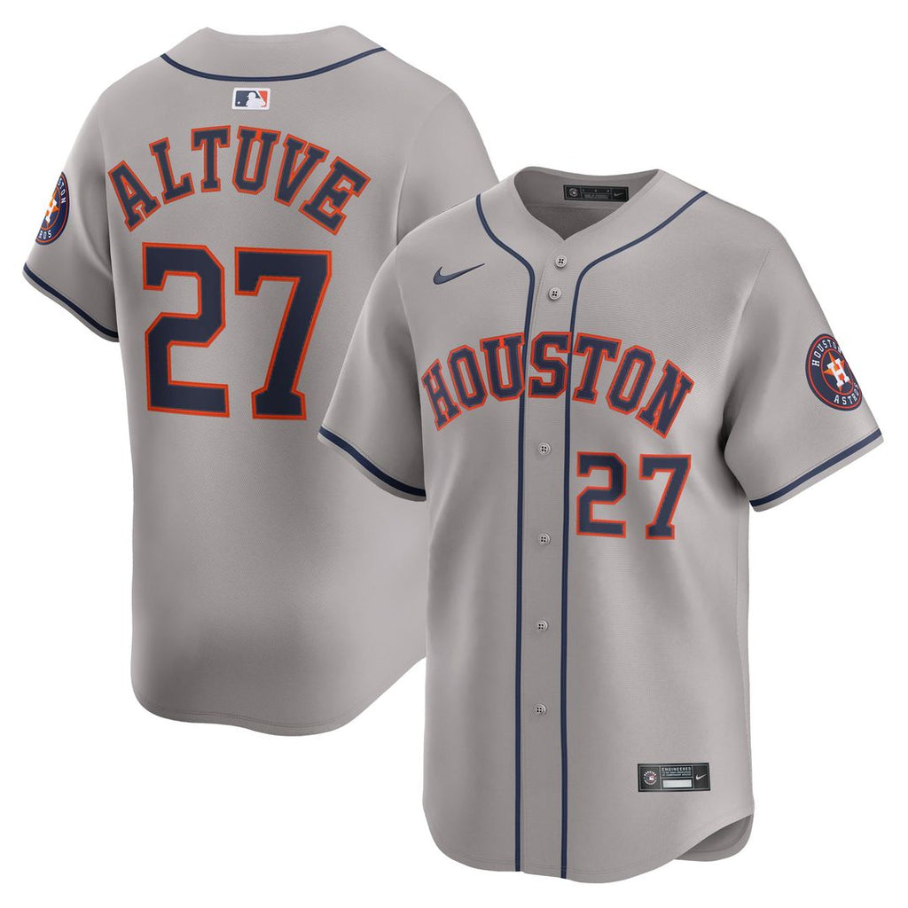 Houston Astros Nike Gray Authentic Baseball Jersey