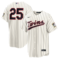 Minnesota Twins Nike Cream MLB baseball jersey