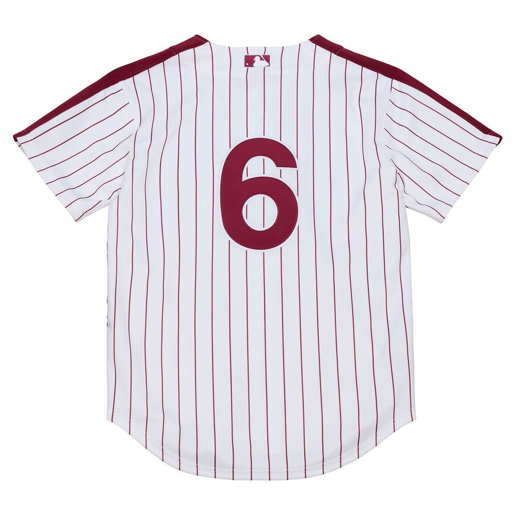 Philadelphia Phillies Mitchell & Ness White Authentic Baseball Jersey