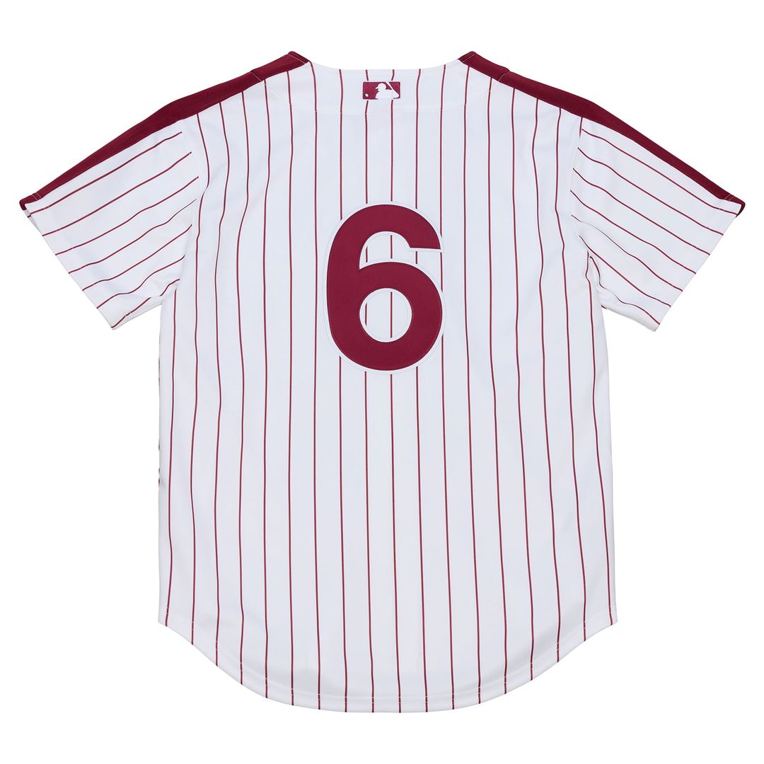 Philadelphia Phillies Mitchell & Ness White Authentic Baseball Jersey