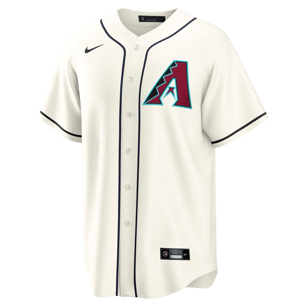 Arizona Diamondbacks Nike Cream Replica Baseball Jersey
