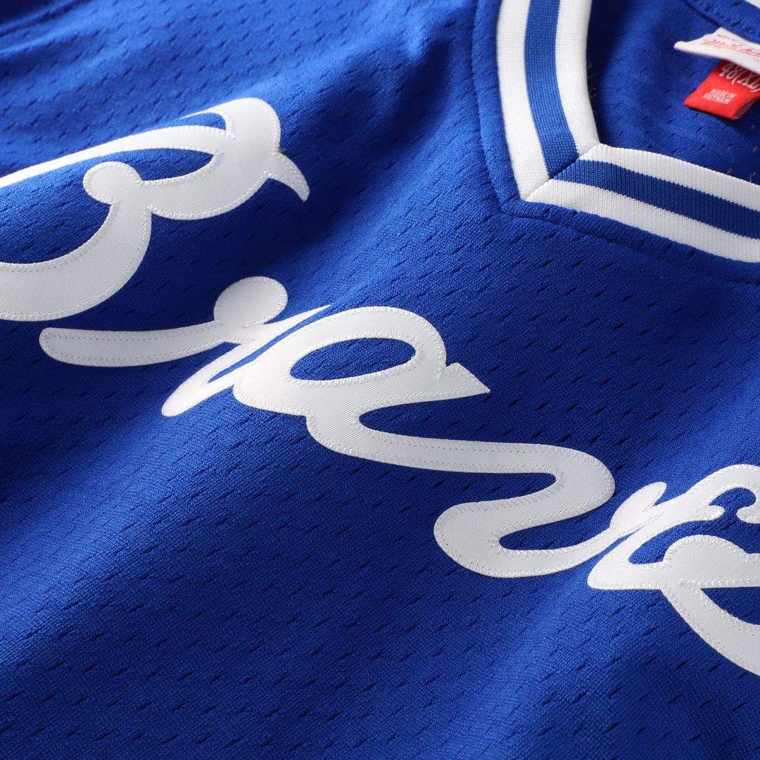 Atlanta Braves Mitchell & Ness Royal Authentic Baseball Jersey