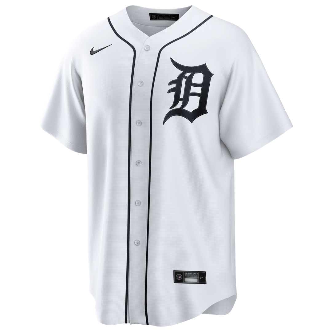 Detroit Tigers Nike White Replica Baseball Jersey