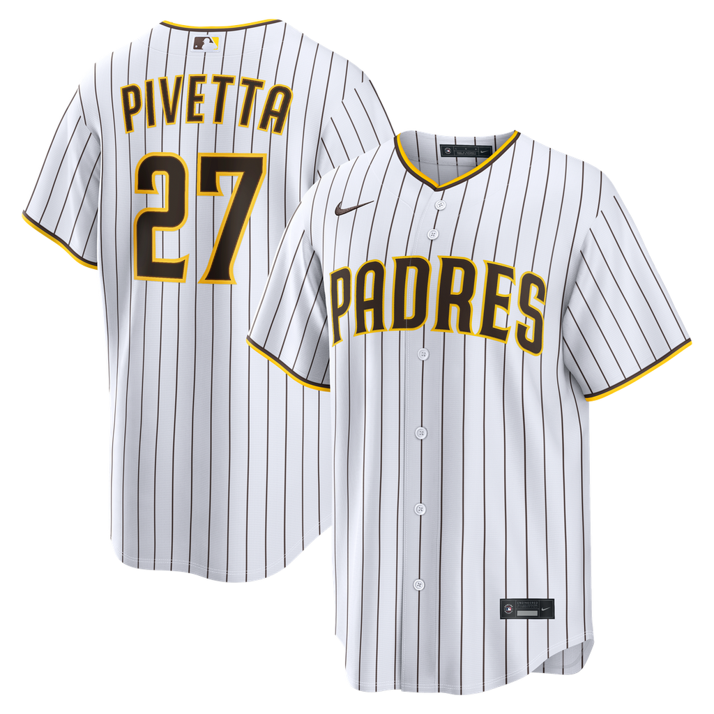 San Diego Padres Nike White Replica MLB baseball jersey