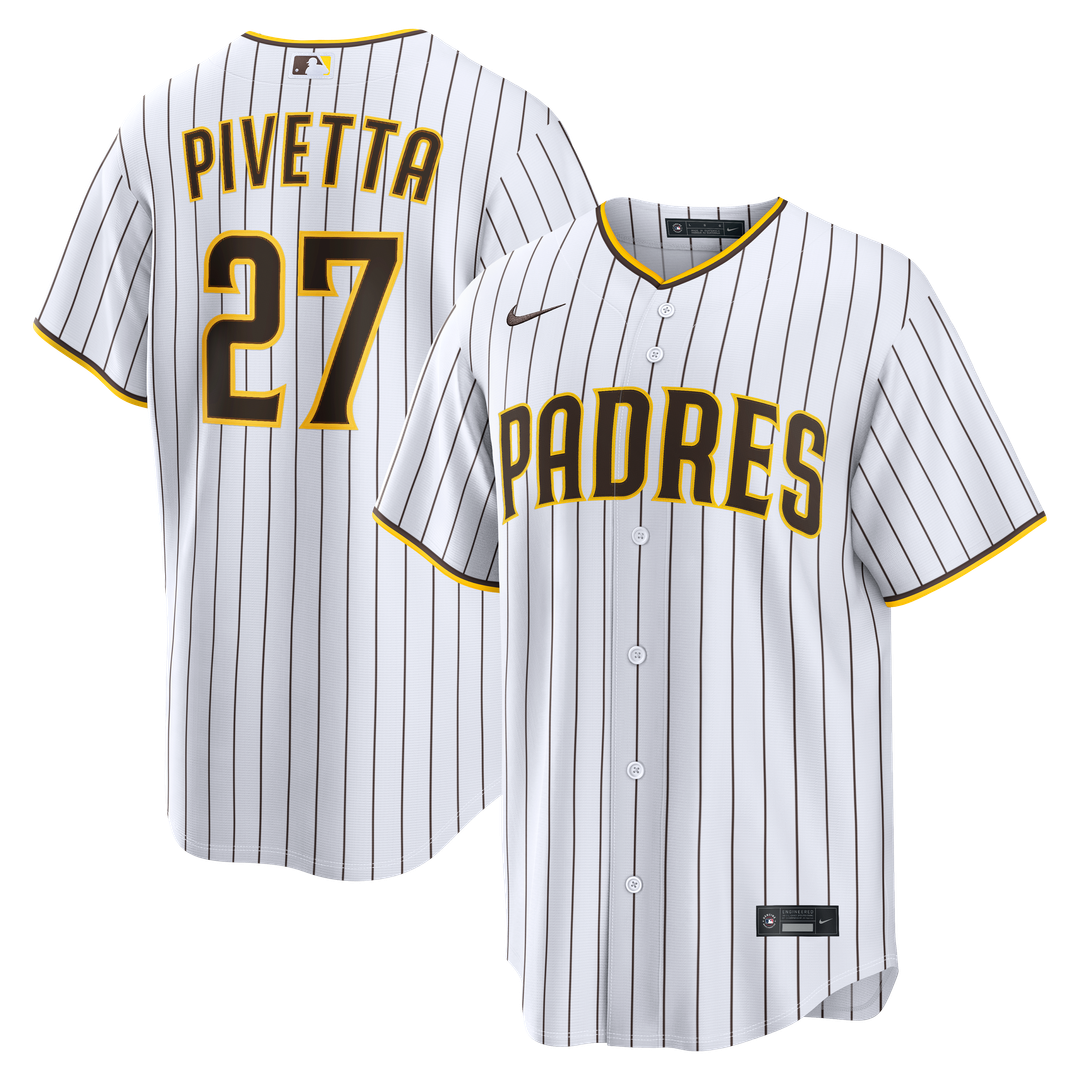 San Diego Padres Nike White Replica MLB baseball jersey
